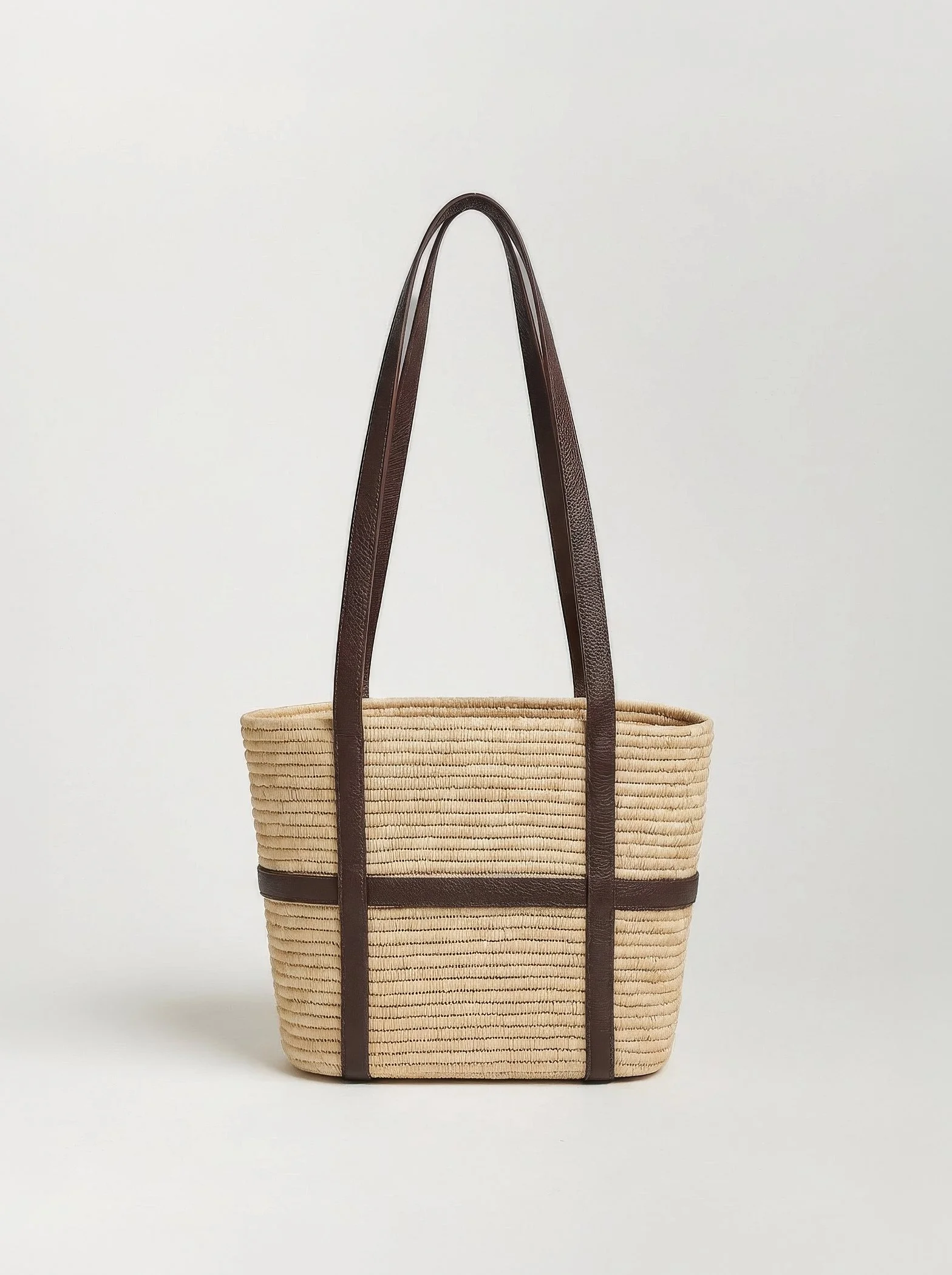 The Mini Bask — Luxury Raffia Basket Bag for On-the-Go | $269